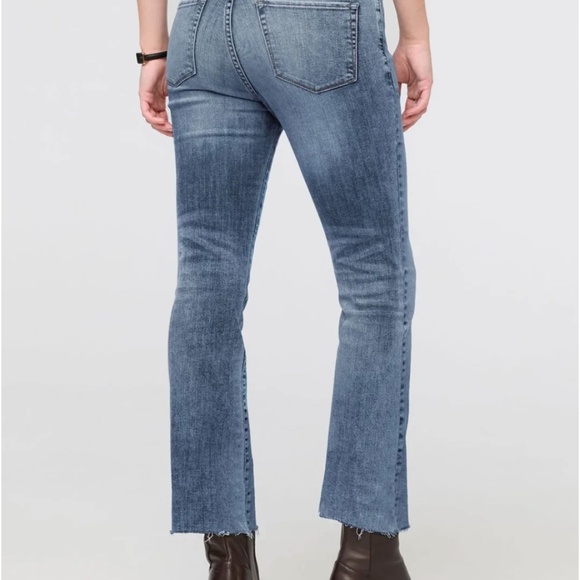 NWT DUER Womens Kick Flare Denim Pant in Beach Blue - Picture 6 of 14